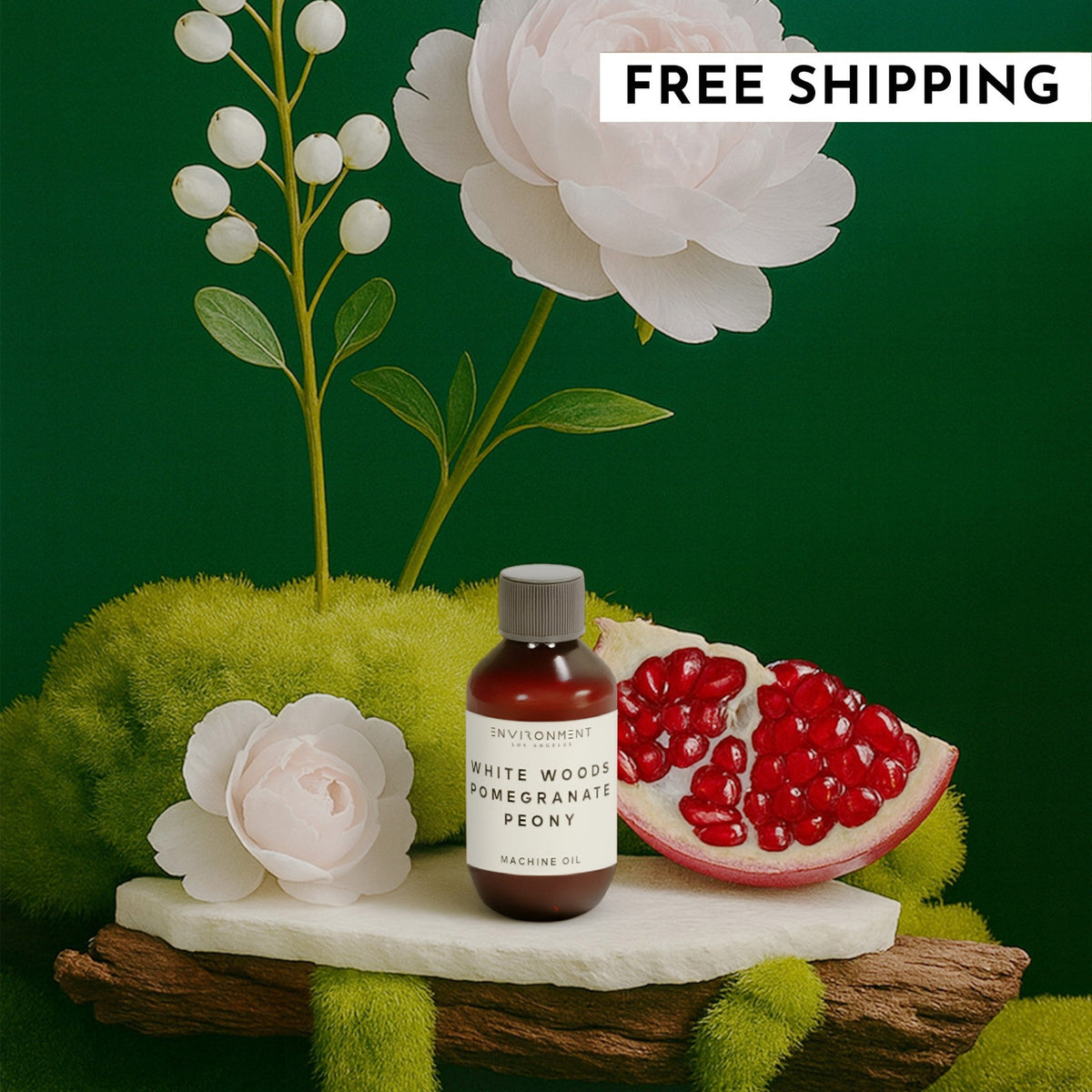 2oz White Woods | Pomegranate | Peony Machine Diffusing Oil (Inspired by The Aria Hotel®) - Ornate Home