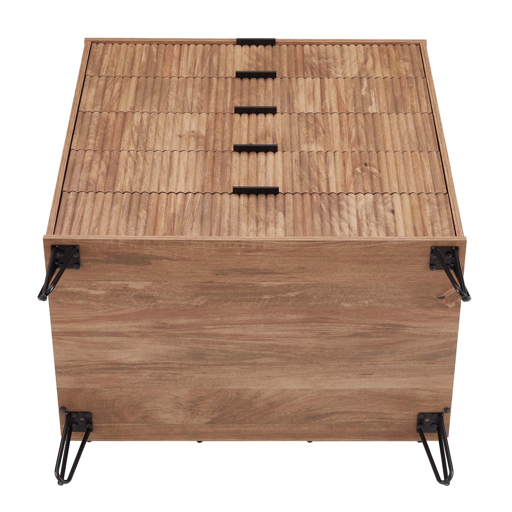 3-Piece DUMBO 5-Drawer Tall Dresser, DUMBO 3-Drawer Standard Dresser and DUMBO Nightstand 2.0 in Golden Brown - Ornate Home