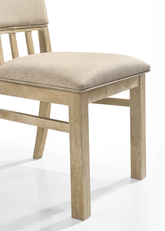 Brutus Wheat 19"W Fabric Dining Chair (Set of 2)