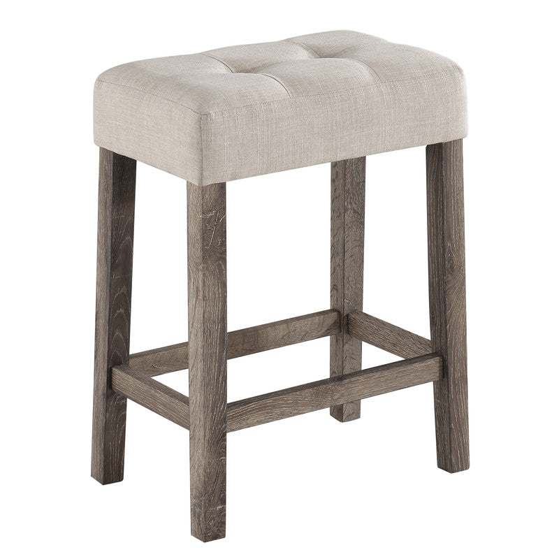 Lux Brown/Creamy White 42" 3-Piece Counter Height Pub Table Set