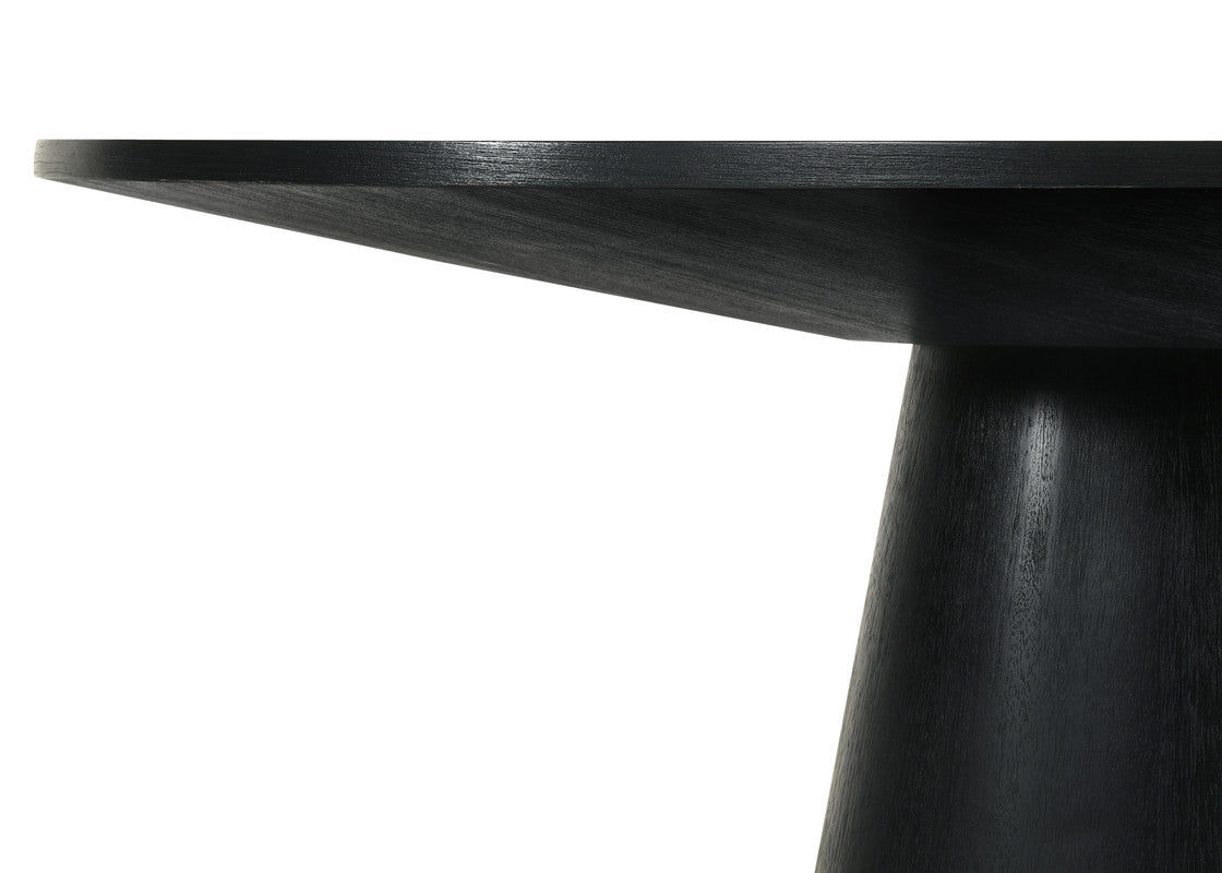 Jasper Ebony Black 47" Round Dining Table