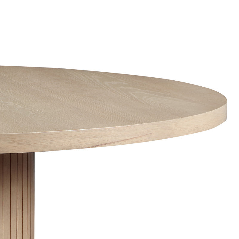 Caspian Oak/Gray 59" 7-Piece Round Dining Set