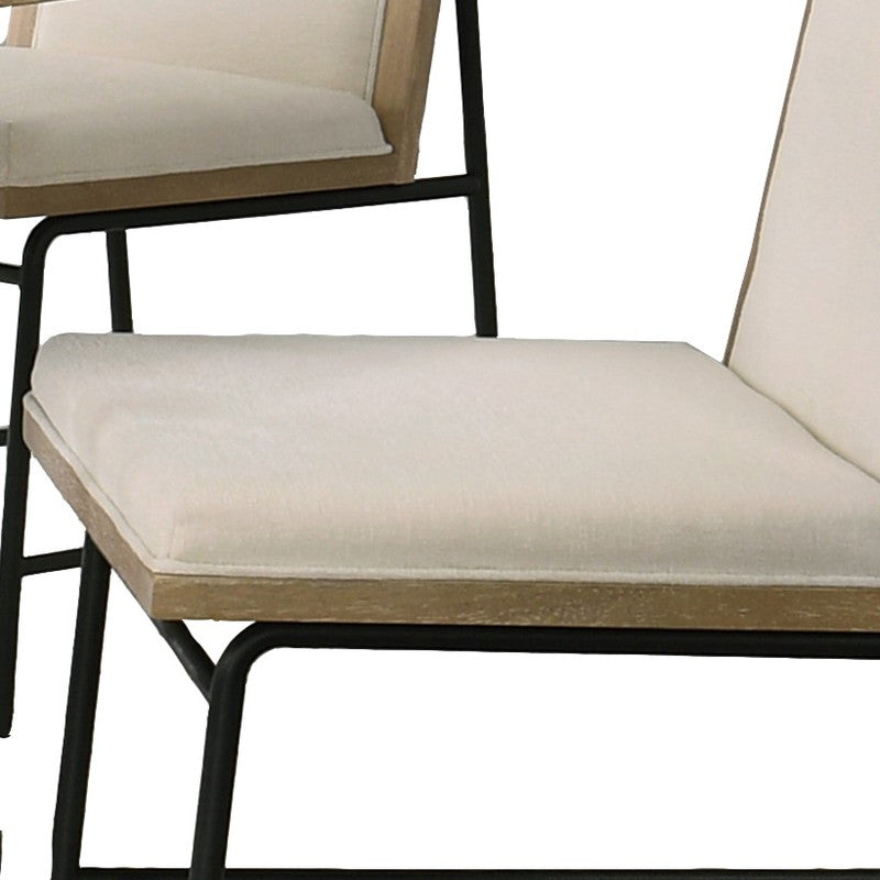 Magnus Oak 18.5"W Fabric Dining Chair (Set of 2)