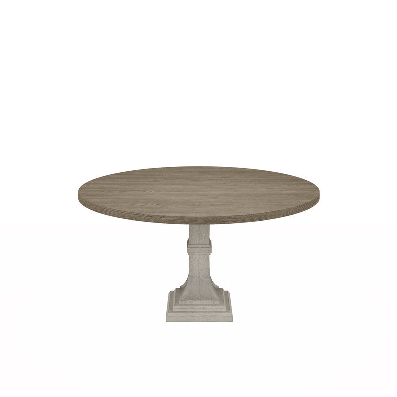 Tannen White/Gray 59" Round Dining Table