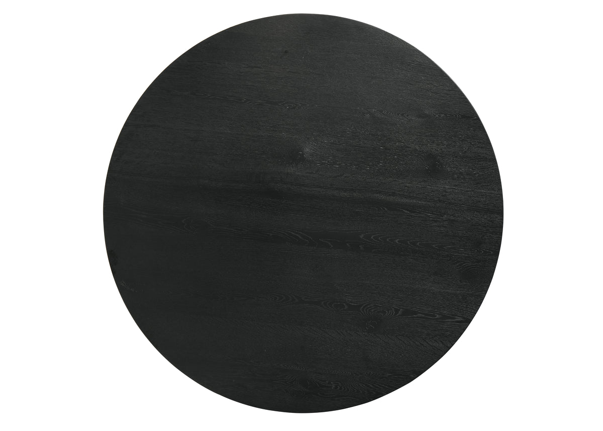 Haven Ebony Black 59" 7-Piece Round Dining Set