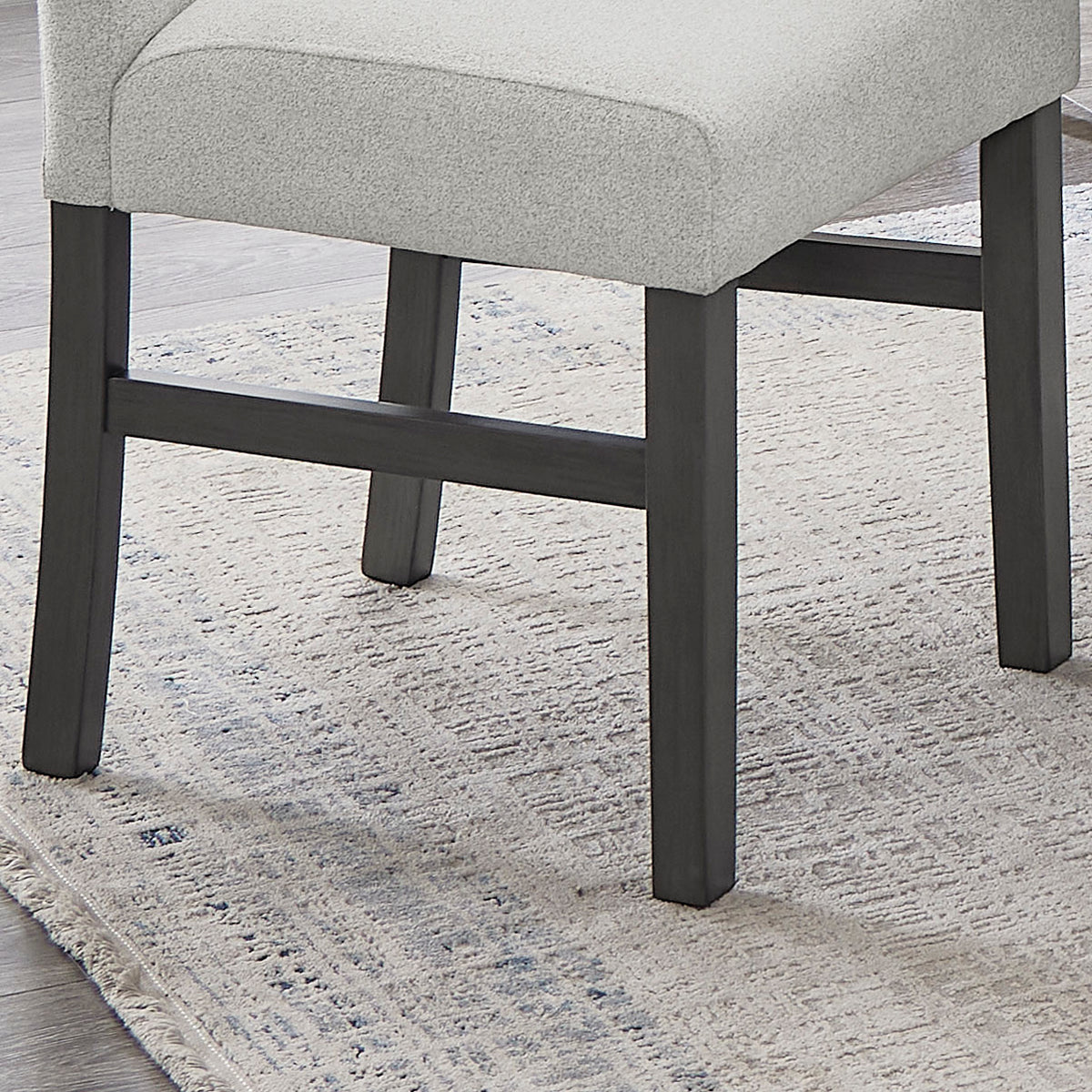 Selena Gray 19"W Fabric Dining Side Chair (Set of 2)