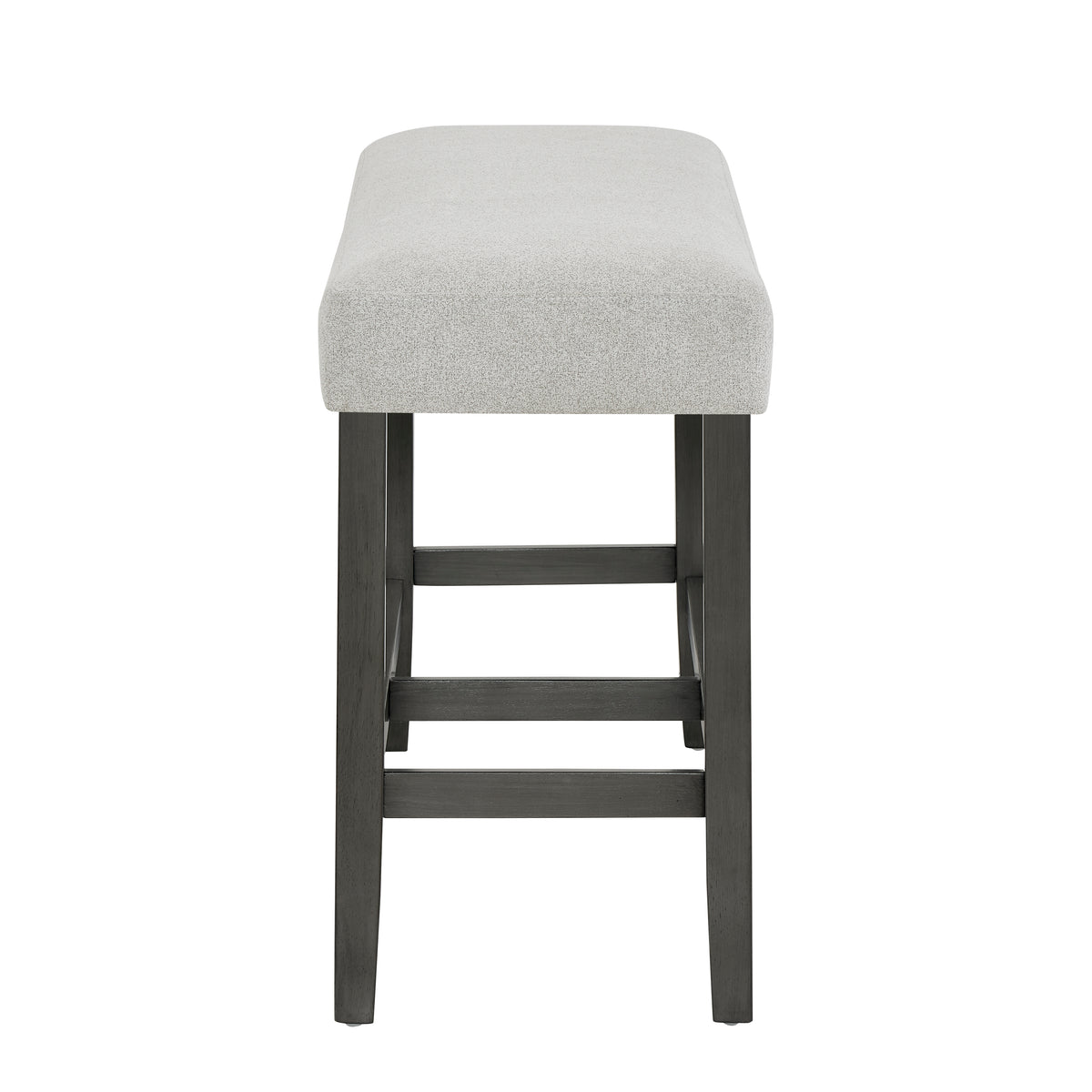 Selena Gray 40"W Fabric Counter Height Bench