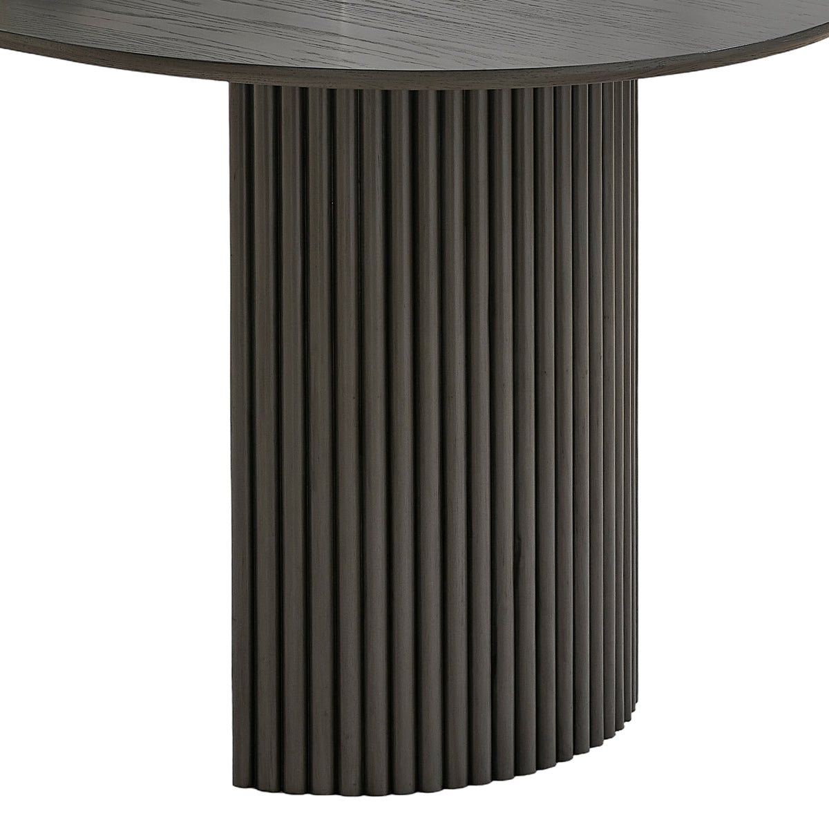 Valencia Gray 80" 7-Piece Oval Dining Set with Barrel Chairs