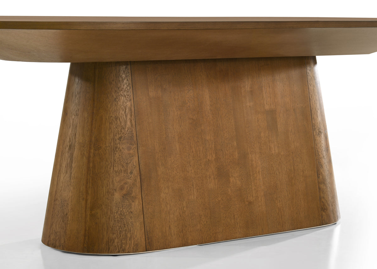 Andrew Walnut 88" Oval Dining Table