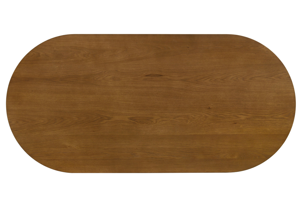 Andrew Walnut 88" Oval Dining Table