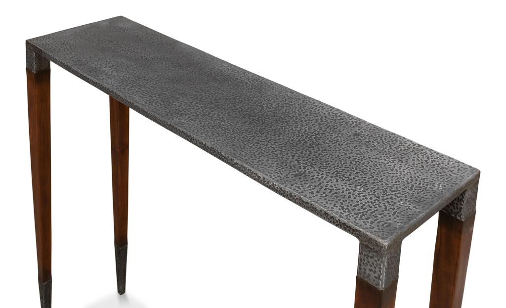 Burnford Grey Console Table