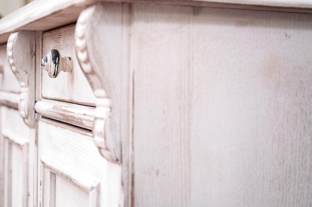 White Swan White Tall Sideboard