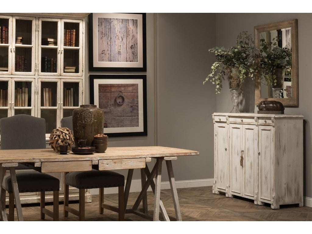 White Swan White Tall Sideboard