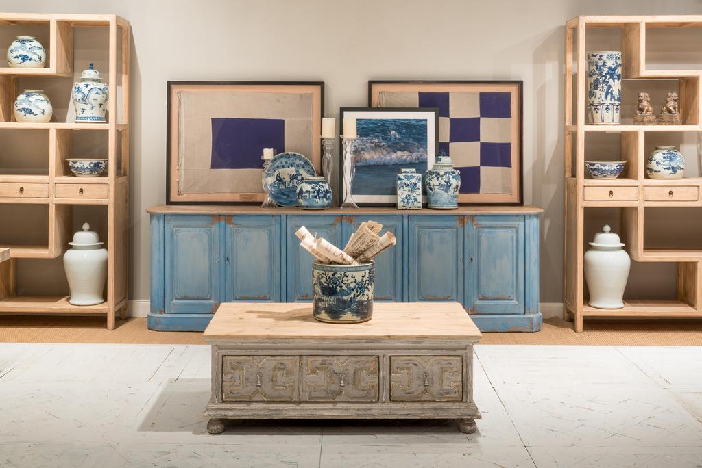 Base And Crown White Coffee Table