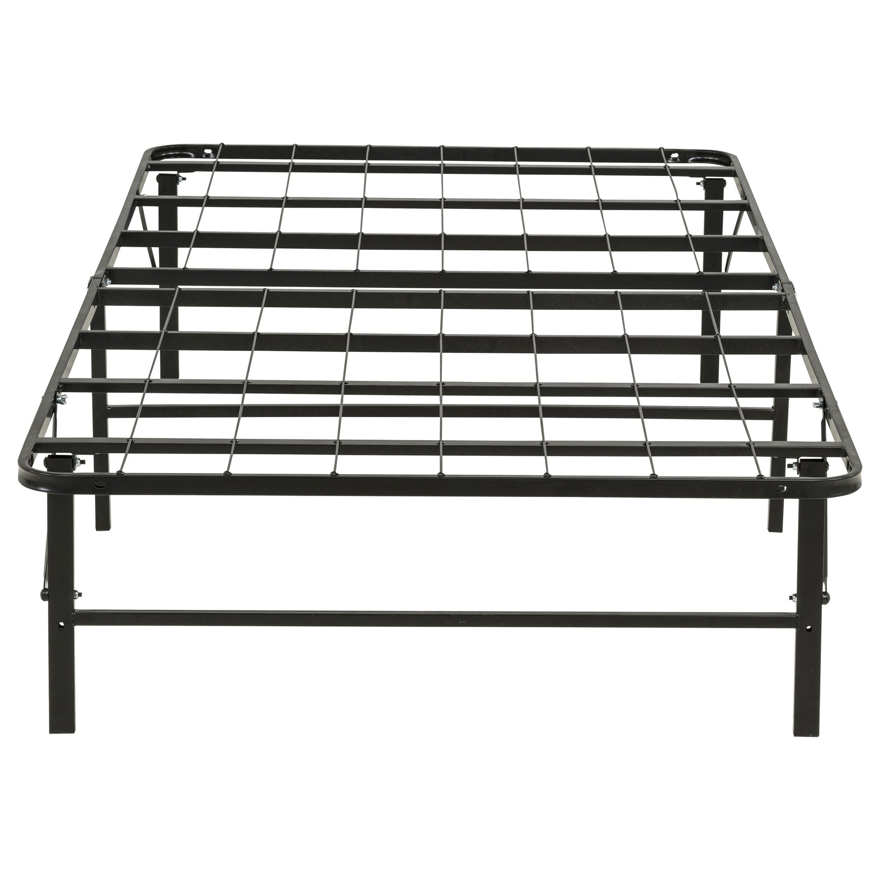 Kramer Black Twin Folding Metal Platform Bed Frame