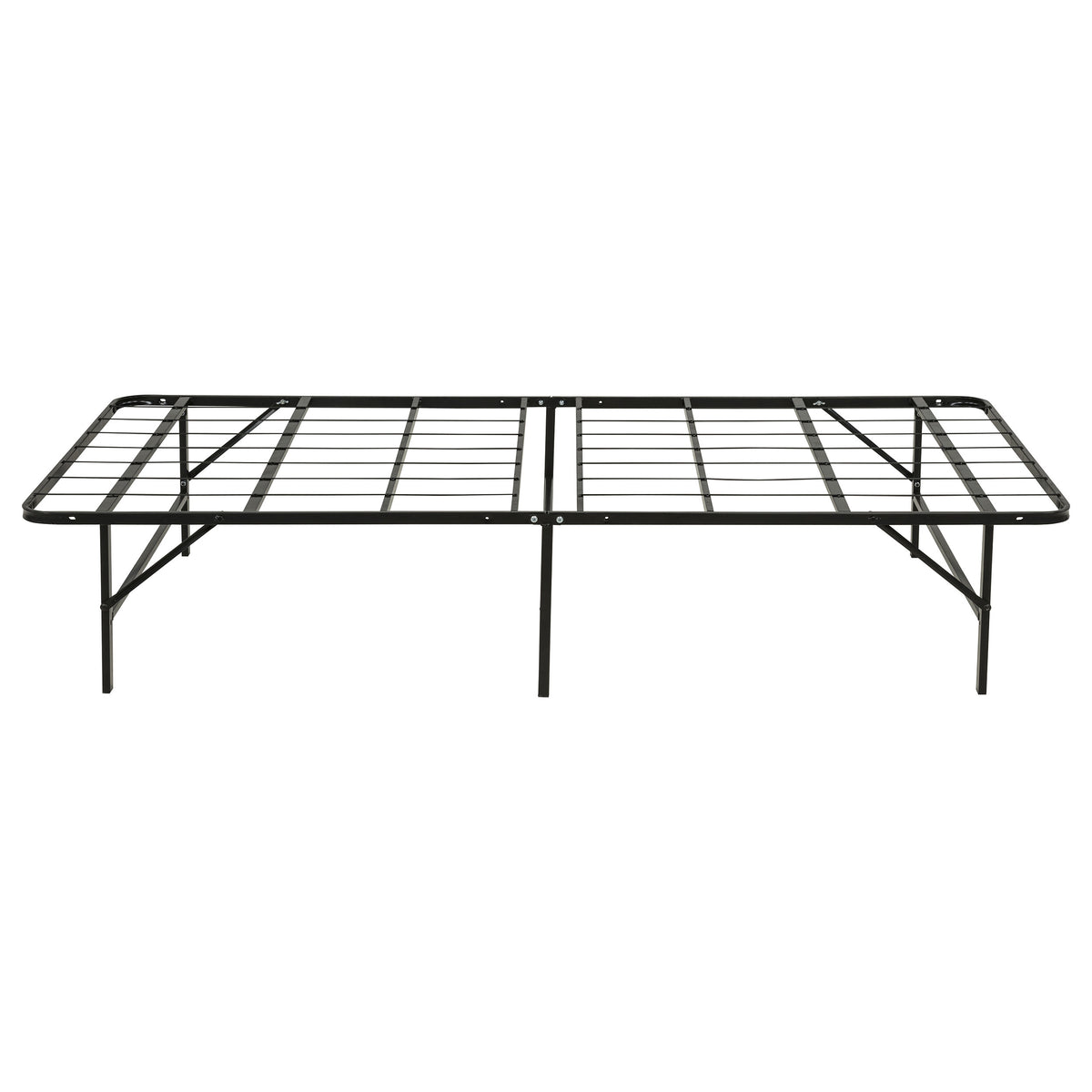 Kramer Black Twin Folding Metal Platform Bed Frame