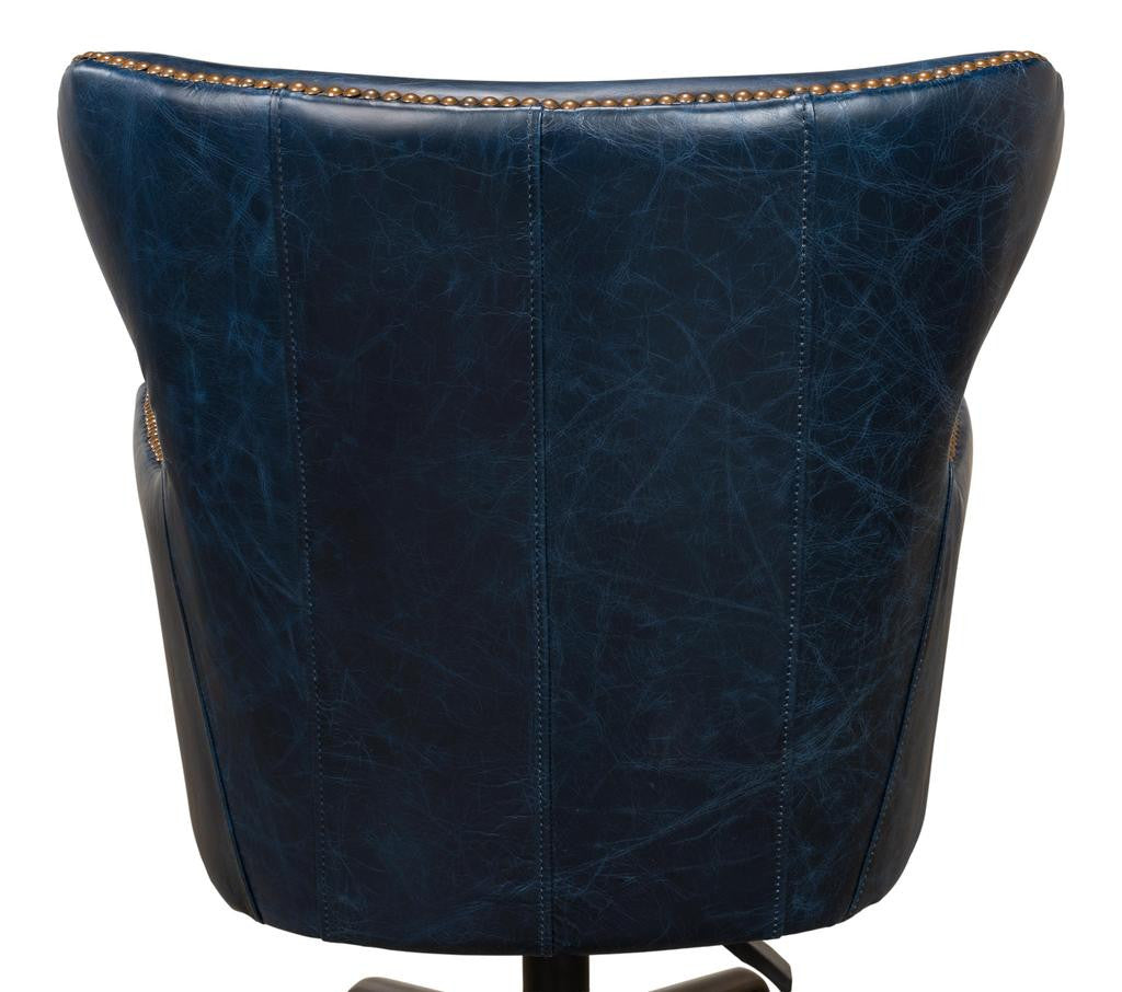 Andrew Jackson Blue Desk Chair