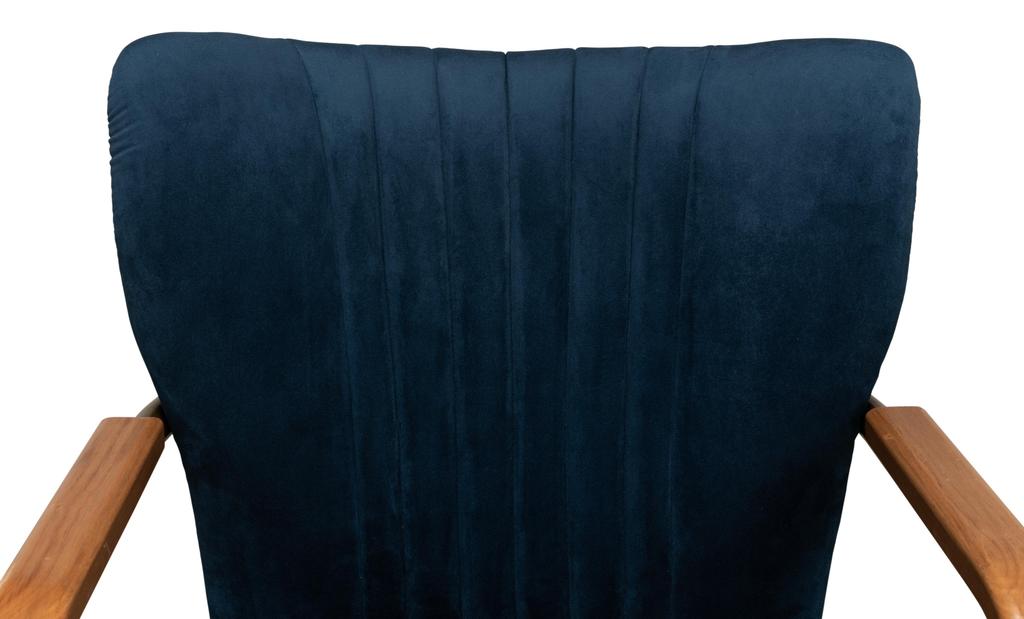 Brooks Blue Swivel Chair