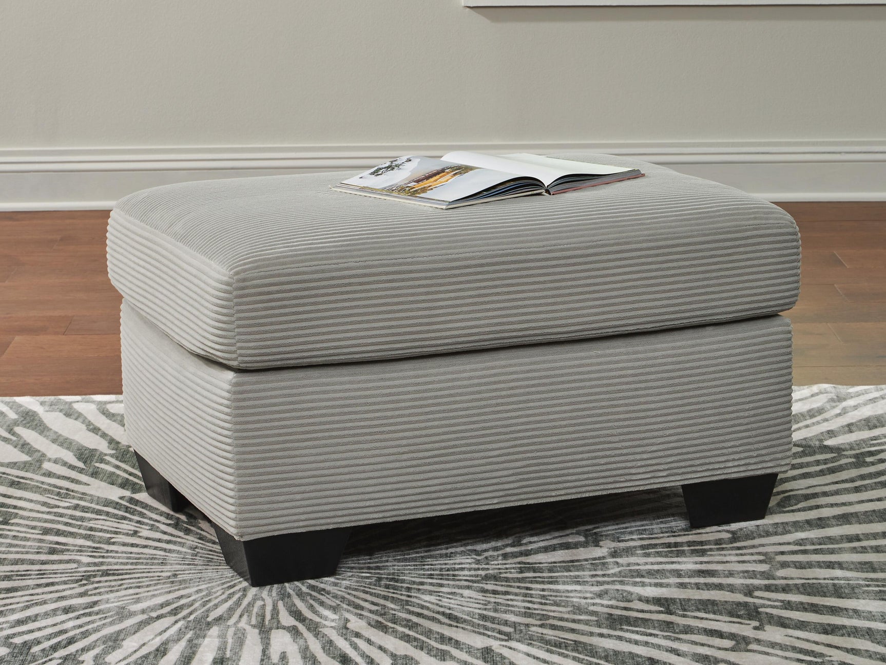 Amesley Smoke Ottoman (Online Special Price)