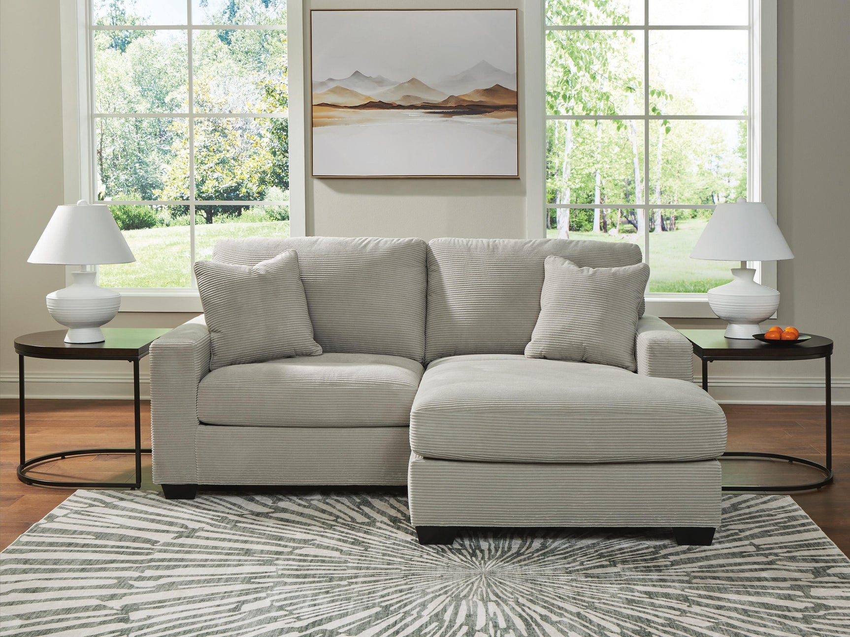Amesley Smoke Sofa Chaise (Online Special Price)