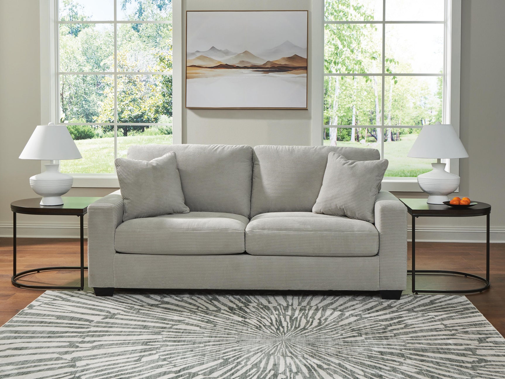 Amesley Smoke Sofa (Online Special Price)
