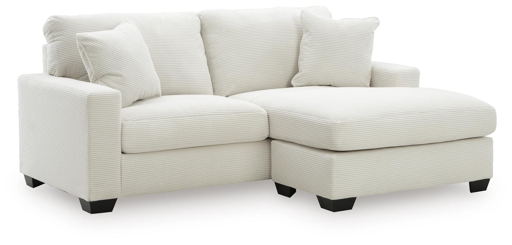Amesley Ivory Sofa Chaise