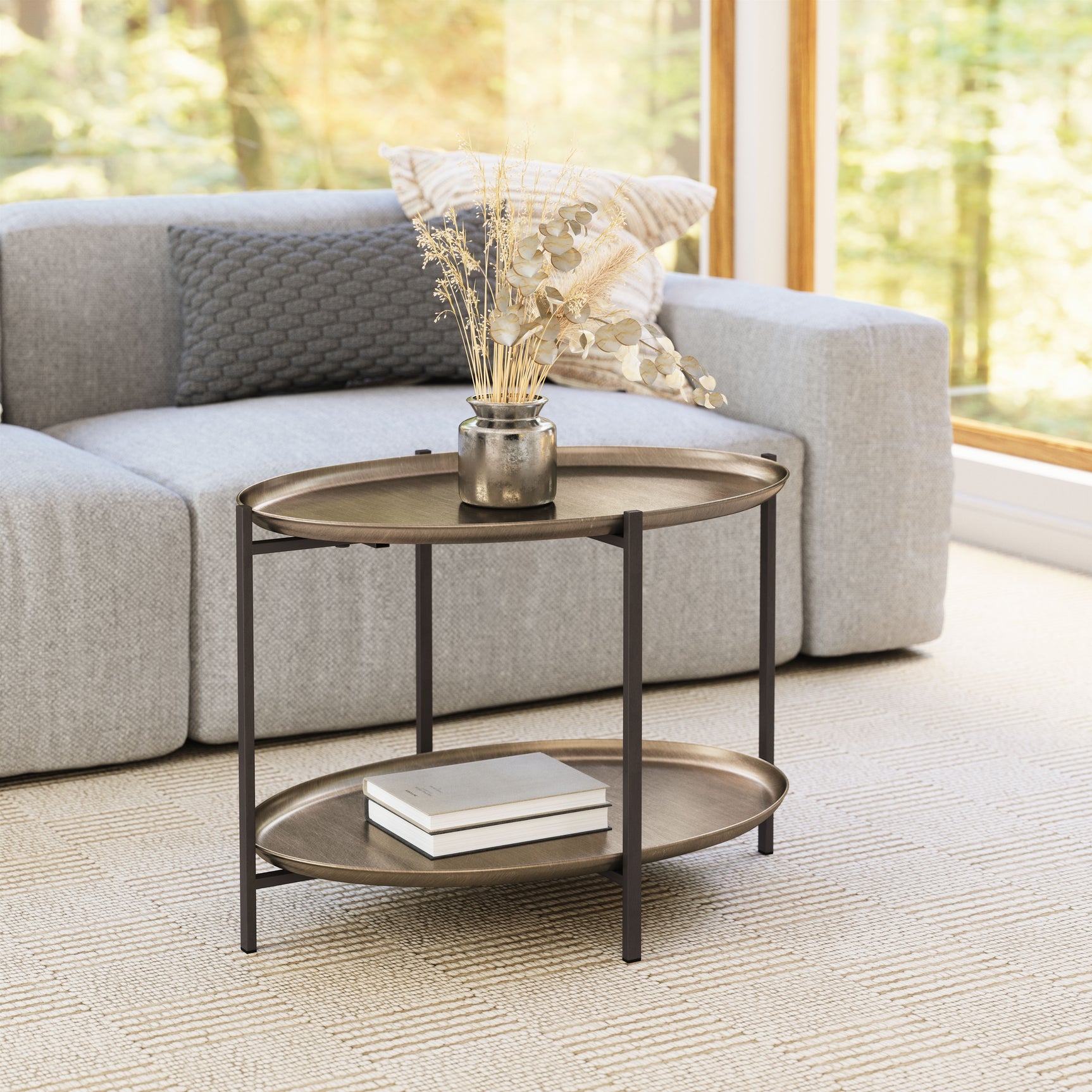 Bronson Bronze Coffee Table