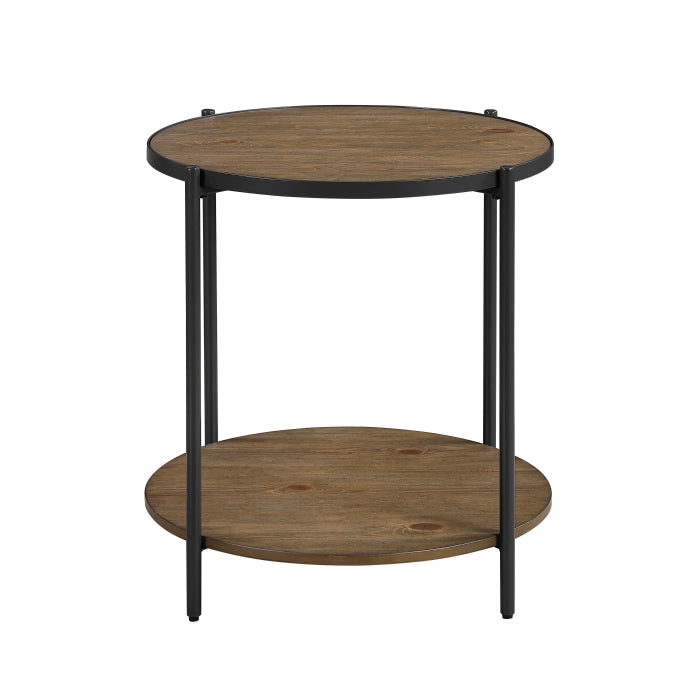 Pivot Brown End Table
