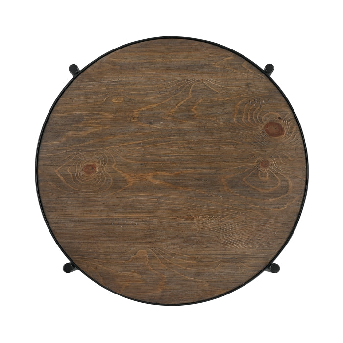 Pivot Brown End Table