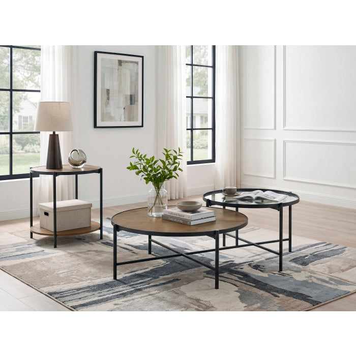 Pivot Brown End Table