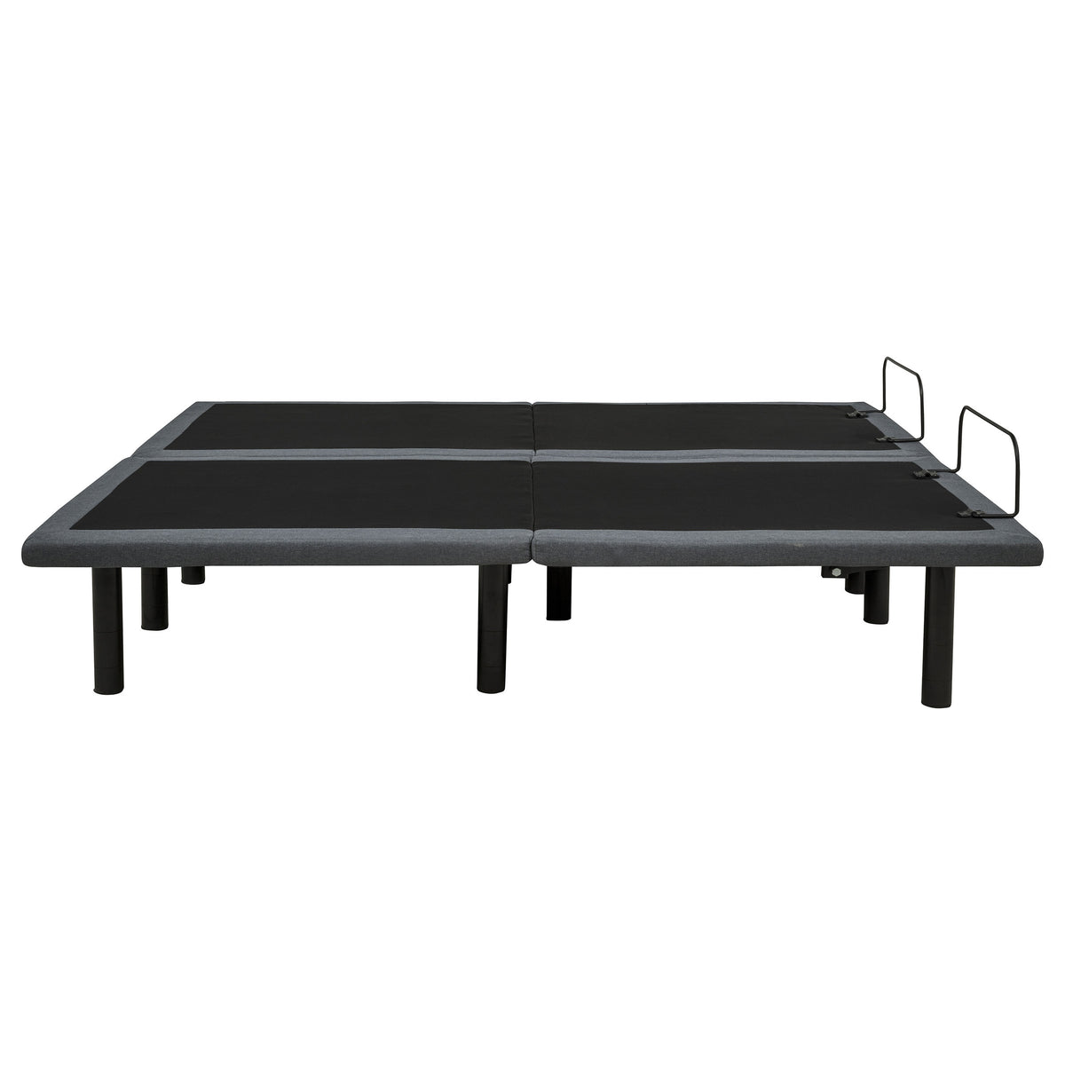 Tasca Black / Grey 2-Piece Split Eastern King Dual-motor Adjustable Bed Base