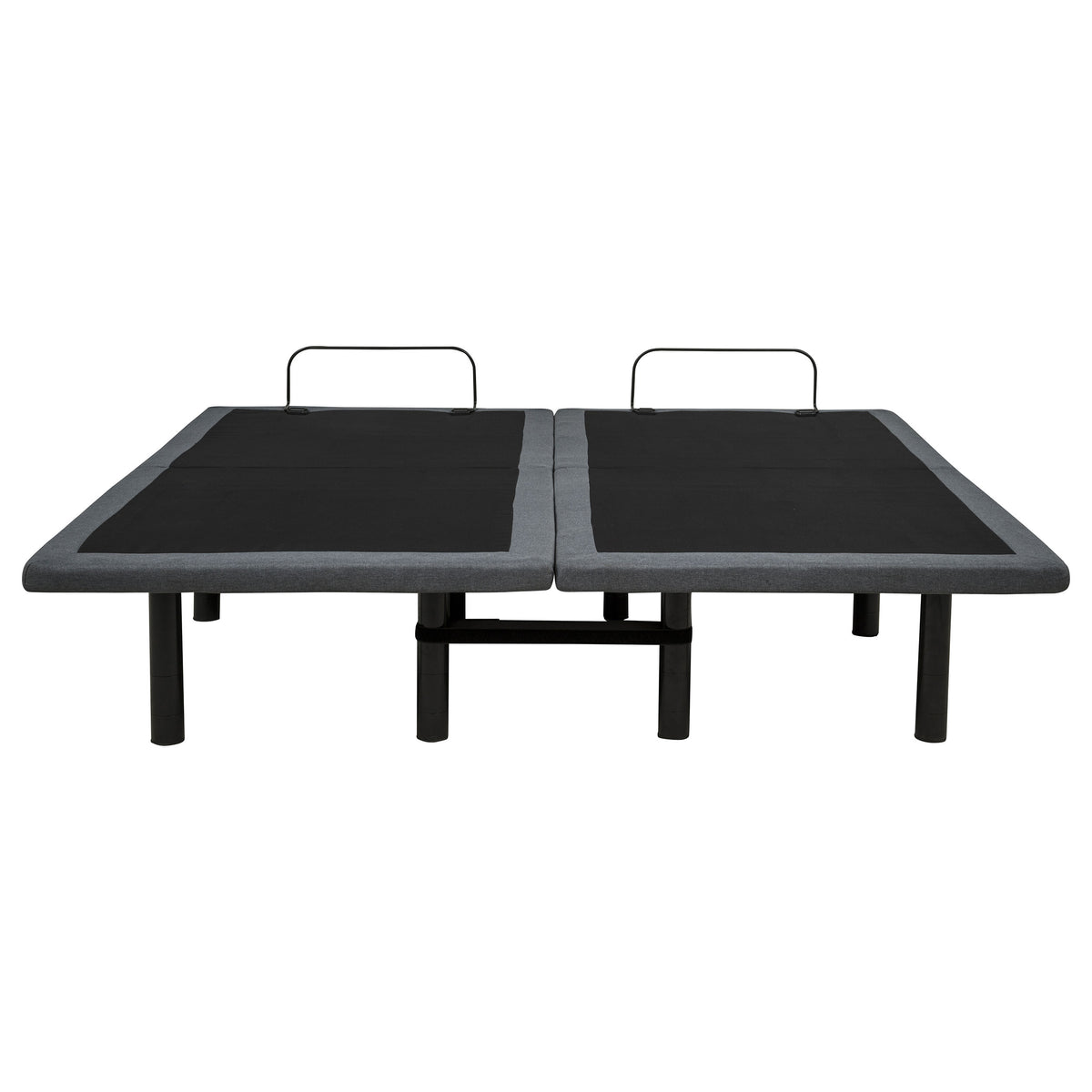 Tasca Black / Grey 2-Piece Split Eastern King Dual-motor Adjustable Bed Base