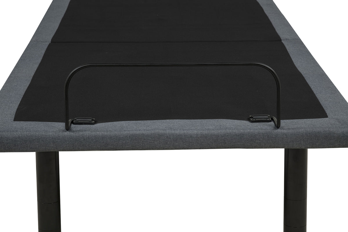 Tasca Black / Grey 2-Piece Split Eastern King Dual-motor Adjustable Bed Base