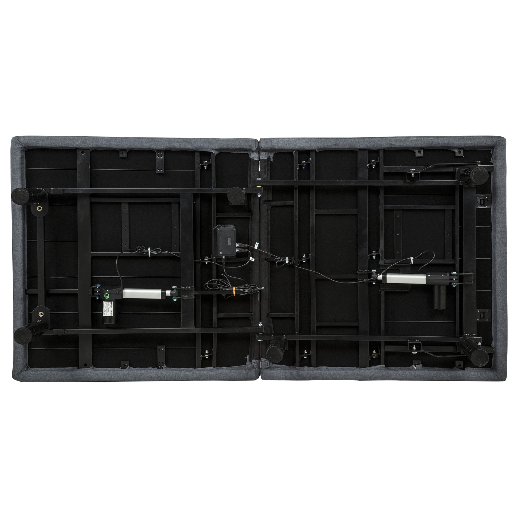 Tasca Black Twin Dual-motor Adjustable Bed Base In