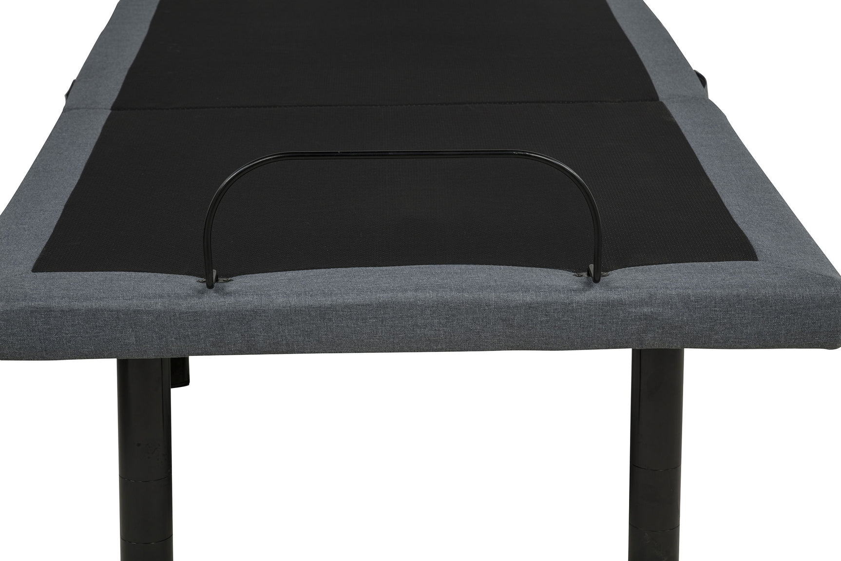Weston Black And Grey Twin Dual-motor Massage Adjustable Bed Base In