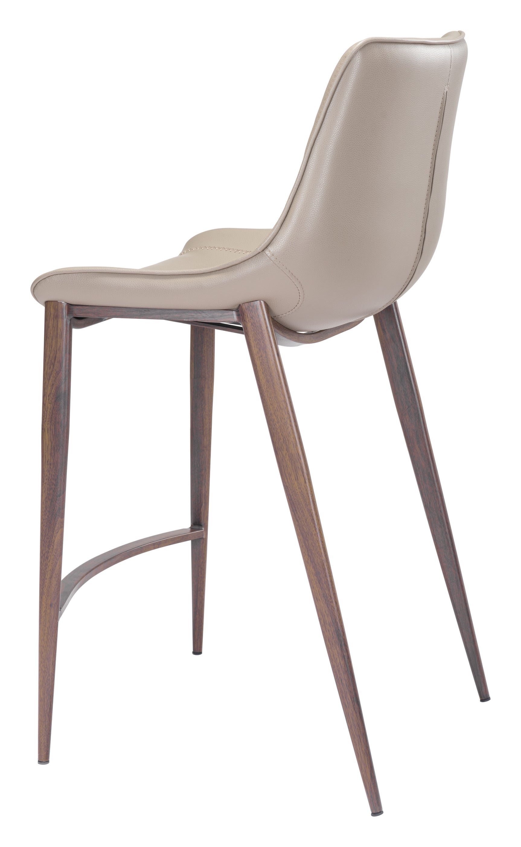 Magnus Brown & Walnut Counter Stool (Set of 2)