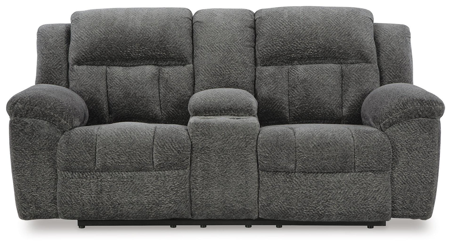 Frohn Graphite Reclining Sofa and Loveseat and 2 Recliners