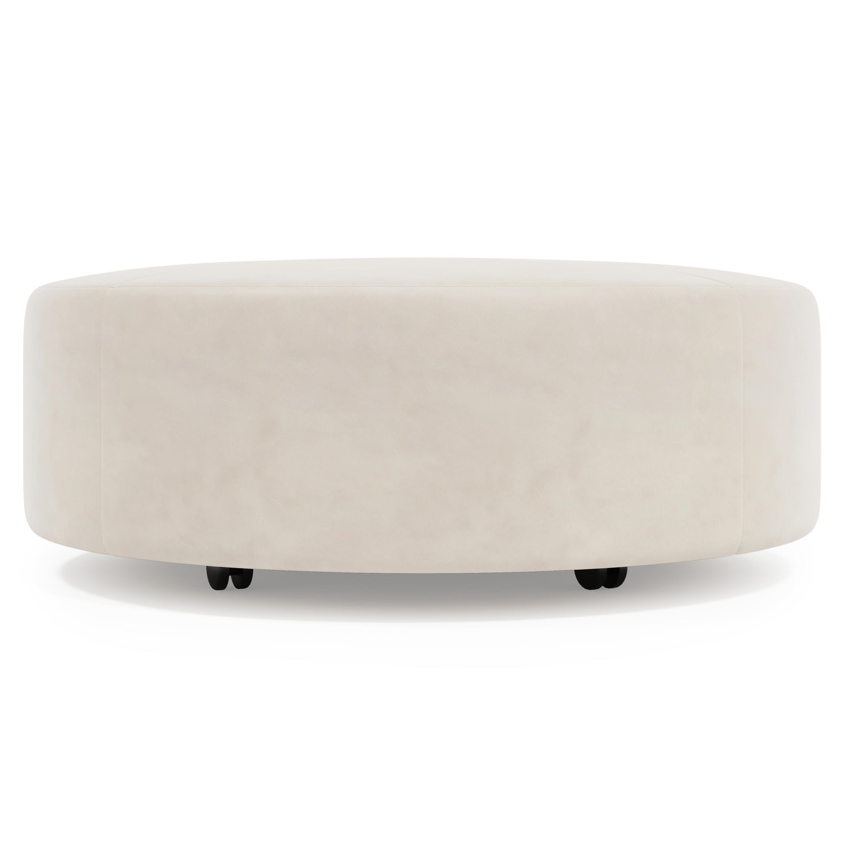 Lolo White/Cream Ottoman Without Nails