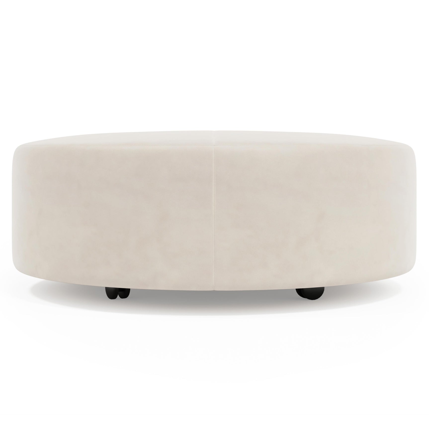 Lolo White/Cream Ottoman Without Nails