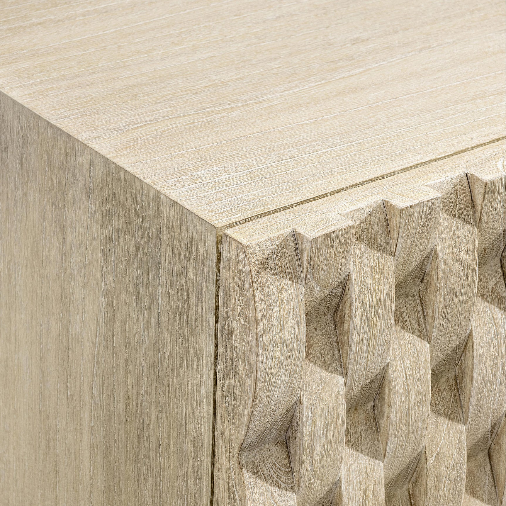 Candra Natural Wood Nightstand