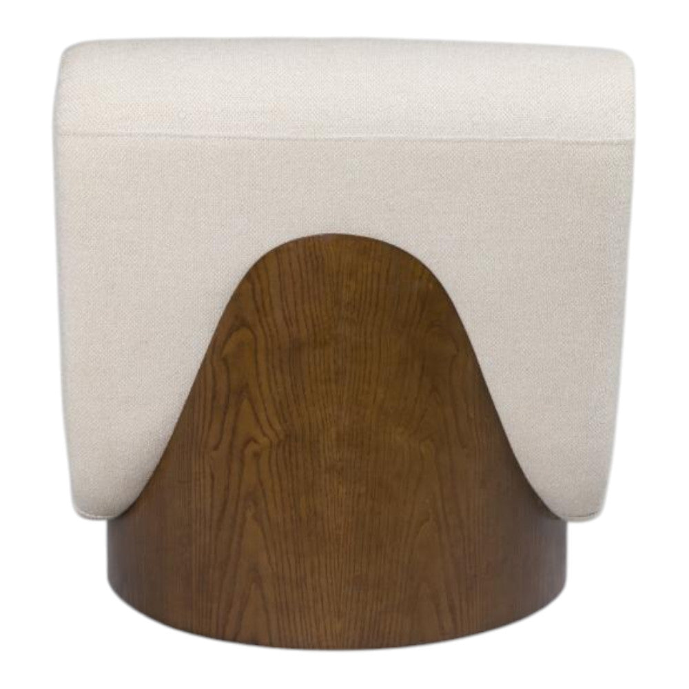 Hartland Tan Armless Swivel Chair