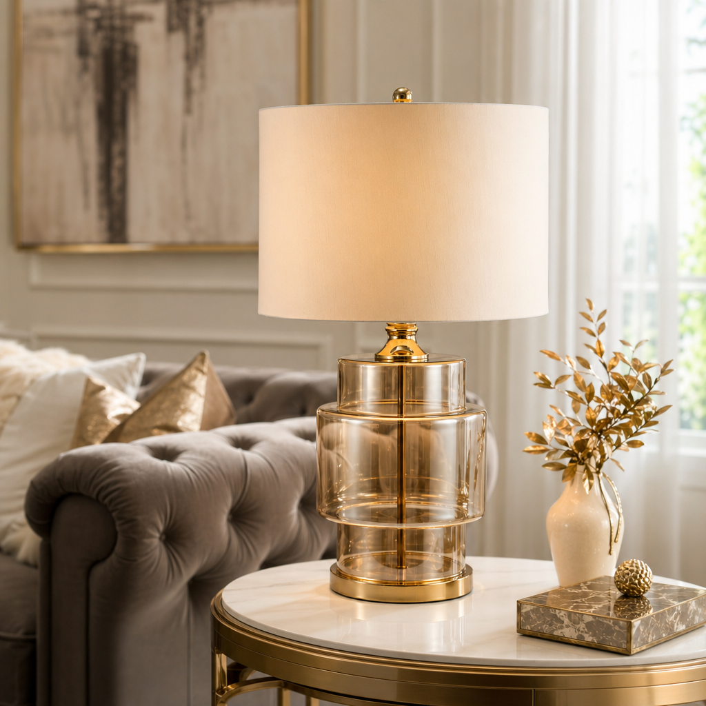 Kellerrose Gold Lamp