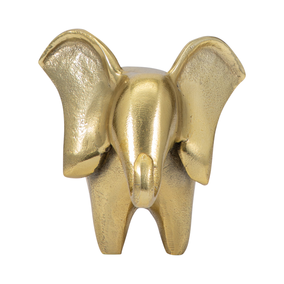Bonilla Gold Metal Trunk Up Elephant