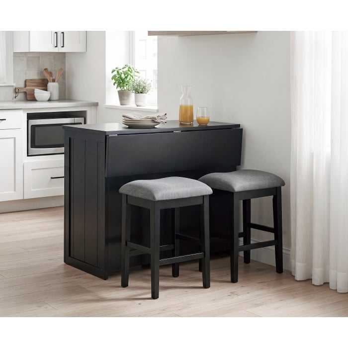 Meadowbrook Black Kitchen Island