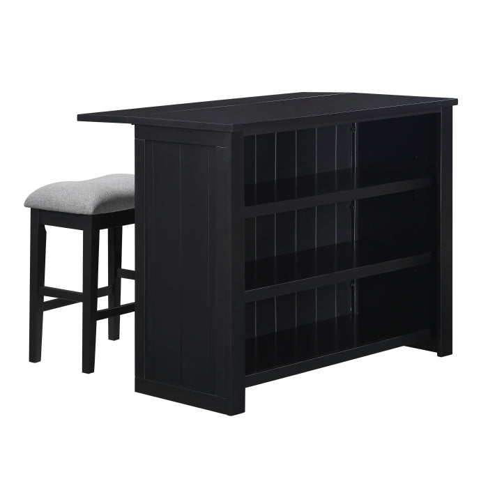 Meadowbrook Black Kitchen Island