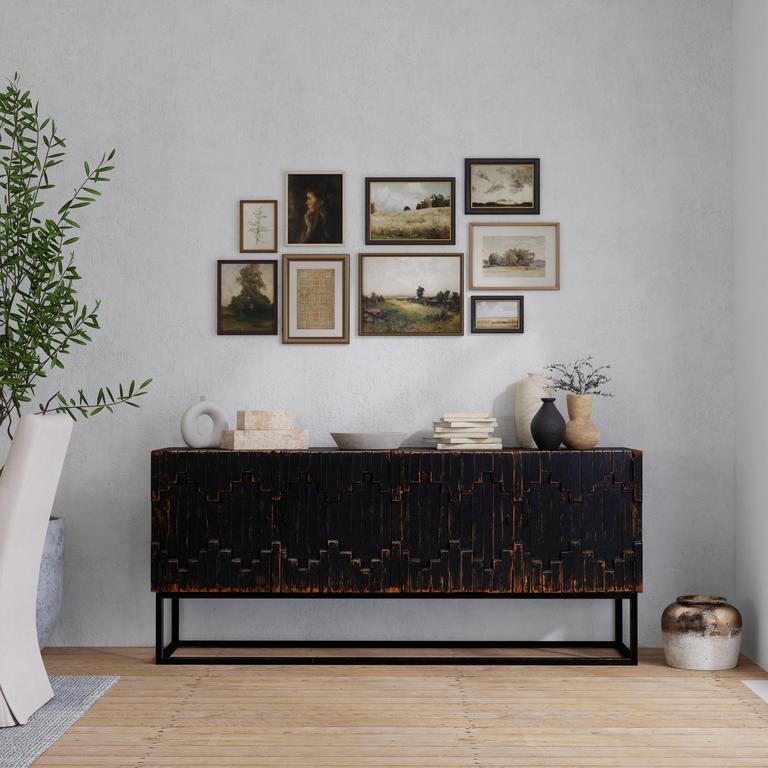Aztec Black Sideboard