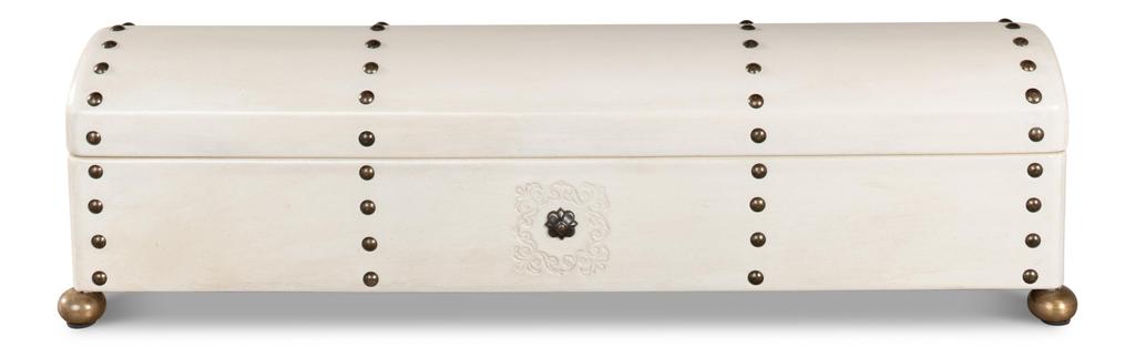 Telescope Ivory Leather Box