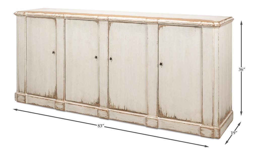 Villefranche White Sideboard