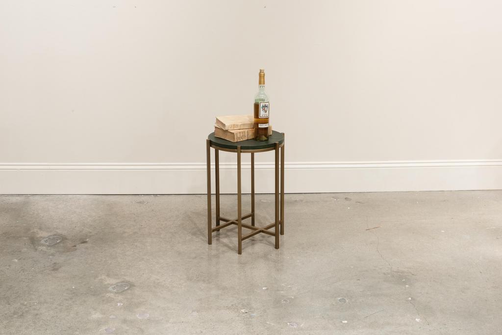 Hobart Green Side Table