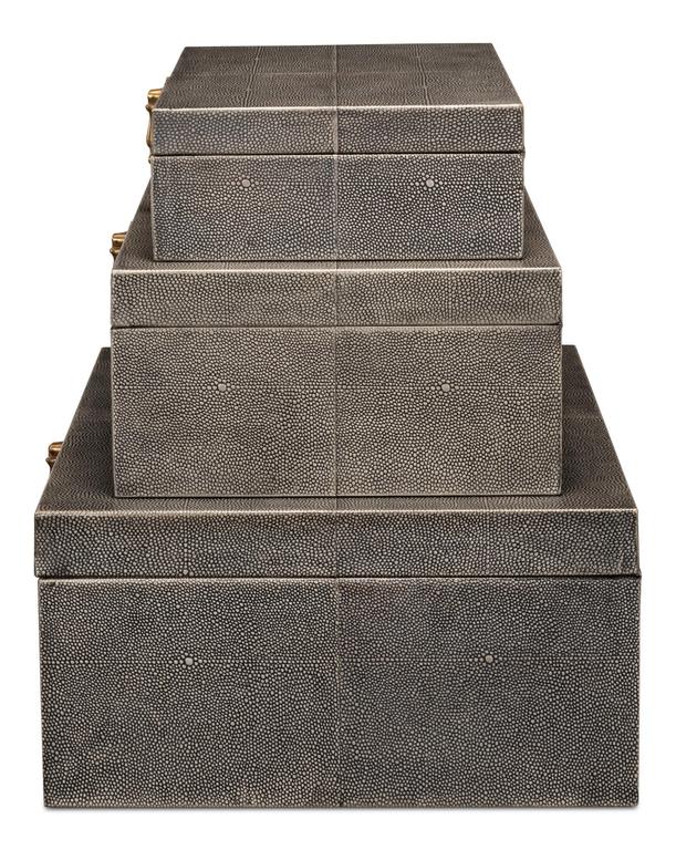 Cosmos Black Nesting Boxes (Set of 3)